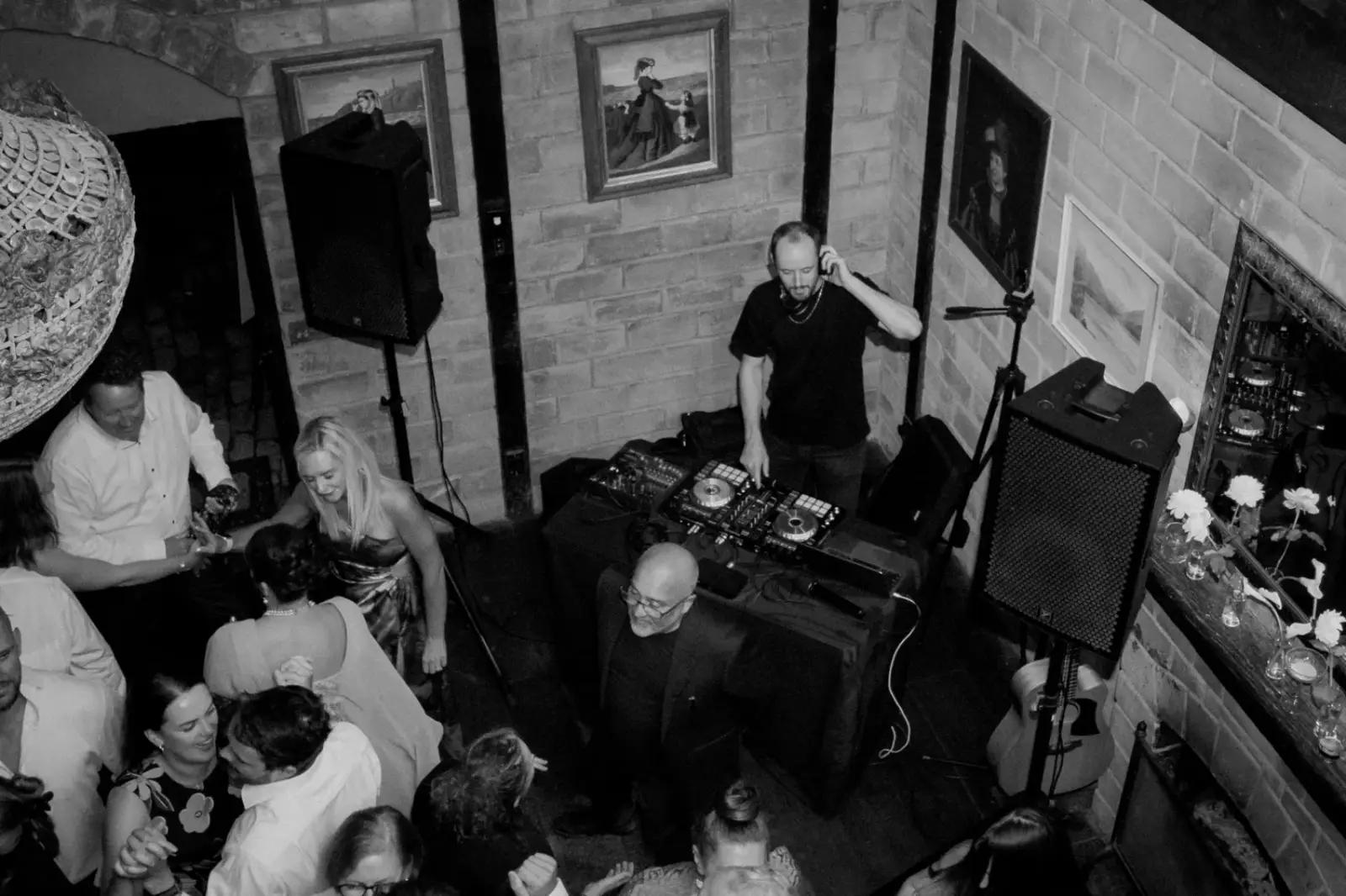 Wedding reception DJ set